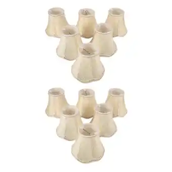 Walmart Set of 12 Chandelier Shades,ONLY for Candle Bulbs,Clip-on Lamp Shades offer