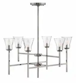 Walmart 3456PL-Hinkley Lighting-Arden- Six Light 2-Tier Chandelier offer