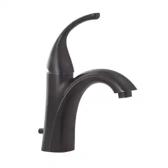 Walmart Jones Stephens 155904 Priana 1.2 GPM Single Hole Bathroom Faucet - Bronze offer