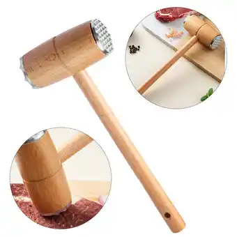 Walmart Versatile Kitchen Meat Hammer with Wooden Handle for Homestyle Cooking Laisenwei offer