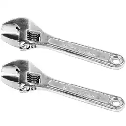 Walmart 2X 4 Inch 100mm Mini Size Metal Adjustable Spanner Wrench offer