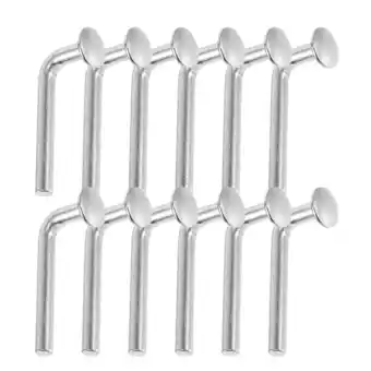 Walmart 50 Pcs Pallet Rack Safety Pin J Clips Large Pins Shelving Hook Combination Padlock Silver offer