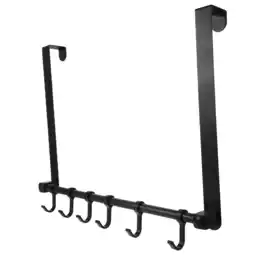 Walmart Installation-free Door Hook Organizers and Storage Coat Hangers Hooks Black offer