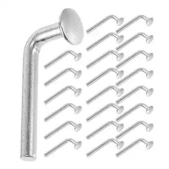 Walmart 50 Pcs Shelf Bolts J Oversized Safety Pins Tray Heavy Duty Hooks Silver offer