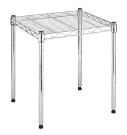 Walmart Whitmor Supreme Stacking Shelf and Organizer -Heavy-Duty - Adjustable, Chrome, For Adult Use offer