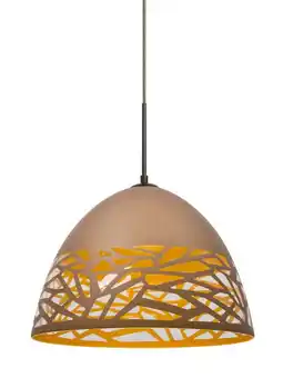 Walmart Besa Lighting - Kiev-One Light Pendant with Flat Canopy-12.5 Inches Wide by 8.75 offer