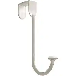 Walmart Liberty Single Over-The-Door Hook With Ceramic Insert, Satin Nickel offer