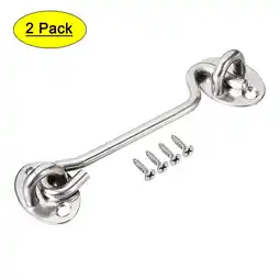 Walmart Uxcell 4 Cabin Hook Eye Latch Stainless Steel 2 Pack offer