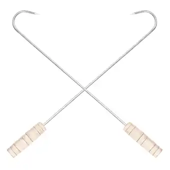 Walmart 2 Pcs Stainless Steel Meat Hook Environmentally Friendly Hooks Safe offer