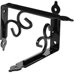 Walmart 2 Pcs Shelves for Wall Floating Brackets Shelf Storage Heavy Duty Black offer