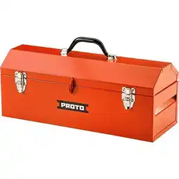 Walmart PROTO J9971R 19W Steel, Safety Red Portable Tool Box, Powder Coated, 7H offer