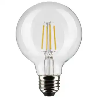 Walmart Satco 6 Watt G25 LED - Clear - Medium base - 90 CRI - 5000K - 120 Volt offer