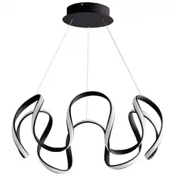 Walmart Oxygen Lighting 3-61 Cirro 28 Wide Led Chandelier - Black offer