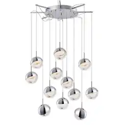 Walmart ET2 E20328-83PC Spot 12-Light Pendant Ceiling Light, Polished Chrome offer