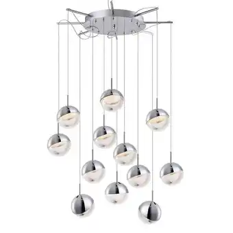 Walmart ET2 E20328-83PC Spot 12-Light Pendant Ceiling Light, Polished Chrome offer