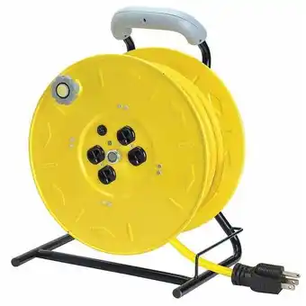 Walmart Lumapro Cord Reel,100ft,12 AWG,Receptacle,120VAC 22M975 offer