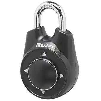 Walmart Master Lock 1500iD Set Your Own Directional Combination Padlock, Black, 5.9 oz offer