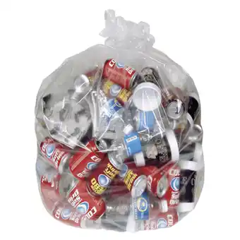 Walmart Pitt Plastics Industrial Quality 2-mil Can Liners, 60 Gallons, Clear, Pack Of 100 offer