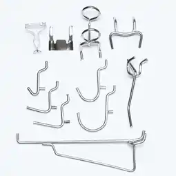 Walmart Decko DK41008 37 Piece Assorted Powder Coated Alloy Steel Peg Hooks offer