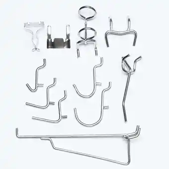 Walmart Decko DK41008 37 Piece Assorted Powder Coated Alloy Steel Peg Hooks offer