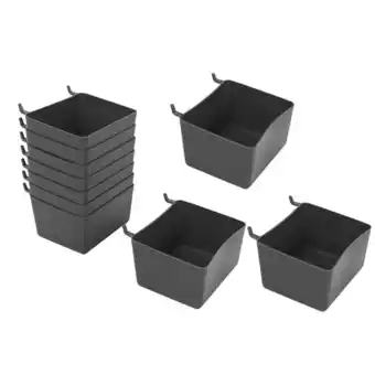 Walmart 10Pcs Pegboard Box, Bin Kit, Basket Storage Organizer, Accessories Parts for Organizing Tools offer