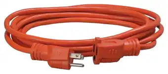 Walmart Coleman Cable Vinyl Outdoor Extension Cord, 10ft, 13 Amp, Orange offer