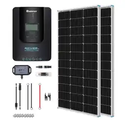 Walmart Renogy 200W 12V Off-Grid Premium Solar Kit with 20A MPPT Rover Controller offer