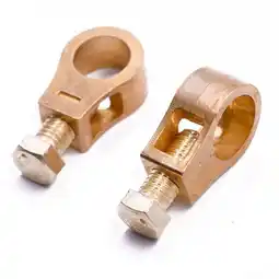 Walmart BTOER Pure copper battery terminals, thickened battery terminal connectors, 2 Pairs offer