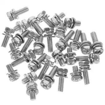 Walmart DIAEDGE 1 Set Battery Terminal Bolt Assorted Hexagon Bolt Machine Screw Hexagon Screw offer