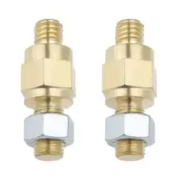 Walmart 2Pcs Side Post Brass Battery Terminal 3/8''16 Bolts Standard Terminal Studs offer