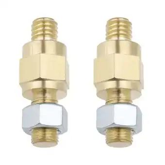 Walmart 2Pcs Side Post Brass Battery Terminal 3/8''16 Bolts Standard Terminal Studs offer