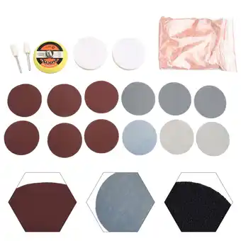 Walmart 20x Car Windshield Glass Scratch Remover Cerium Oxide Powder Glass Polishing Kit offer