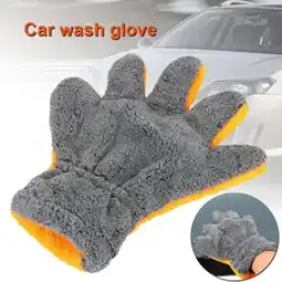 Walmart Car Wash Gloves Cleaning Gloves Microfiber Cloth Cleaning Equipment 29*25CM offer