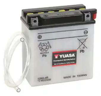 Walmart Yuasa 12N5-4B Conventional 12 Volt Battery-YUAM2250B offer