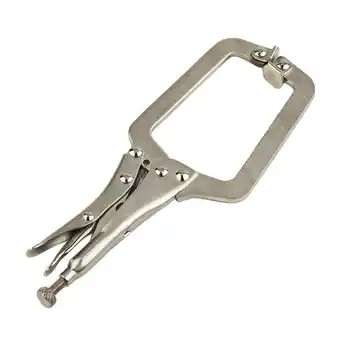 Walmart 9 inch Steel C Clamp Vise Grip Locking Welding Pliers Wood Tenon Locator Tool offer