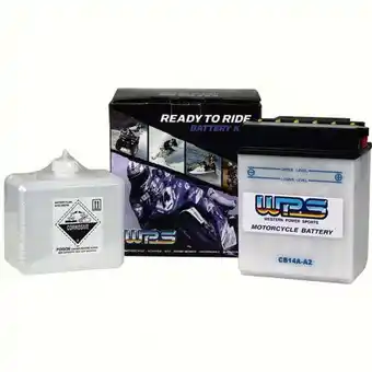 Walmart WPS - Western Power Sports CB12AL-A 12V Heavy Duty Battery W / Acid Cb12Al-A offer