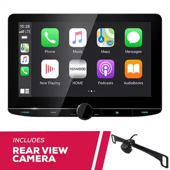 Walmart New Kenwood DMX1057XR 10.1 Digital Multimedia Receiver & Universal Rear View Camera offer