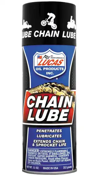 Walmart Lucas Oil 10393 Chain Lube Spray Machine & Tool Lubricant Aerosol, 11 oz offer