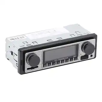 Walmart FALYEE Car Stereo FM Retro Radio Car 12V Player Bluetooth Stereo MP3 USB AUX WAV FM offer