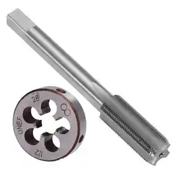 Walmart 2pcs/Set 1/2-28 Tap & Die UNEF HSS Right Hand Thread Tool For Molding Machine offer