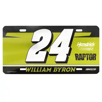 Walmart WinCraft William Byron Acrylic License Plate offer