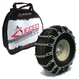 Walmart 2 Link Tire Chains 20x8.00-10 20x8.00-8 20x8x10 20x8x8 Tractor Rider Snowblower offer