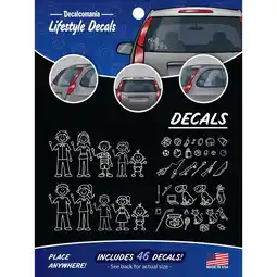 Walmart Wall Palz Decalcomania Cool Family Car Stickers, 36 Pack offer