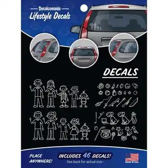 Walmart Wall Palz Decalcomania Cool Family Car Stickers, 36 Pack offer