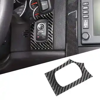 Walmart GLFSIL For Corvette C6 2005-13 Carbon Fiber Engine Start Button Interior Trim Sticker offer