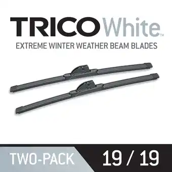 Walmart TRICO White 35-1919 Extreme Weather Winter Beam Wiper Blade Twin Pack (19, 19) offer