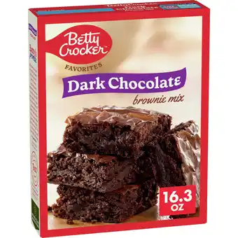 Walmart Betty Crocker Favorites Dark Chocolate Brownie Mix, 16.3 oz offer