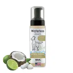 Walmart Wahl Waterless No Rinse Coconut Lime Verbena Dog shampoo, 7.1-oz bottle 820015A offer