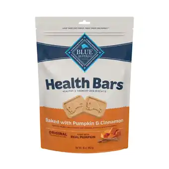 Walmart Blue Buffalo Health Bars Natural Crunchy Dog Treats Biscuits, Pumpkin & Cinnamon 16-oz Bag KK25 KK25 offer