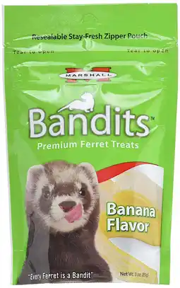 Walmart Marshall Bandits Premium Ferret Treat - Banana Flavor - 3 oz offer